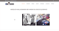 Desktop Screenshot of du-disco.de