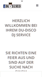 Mobile Screenshot of du-disco.de