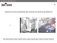 Tablet Screenshot of du-disco.de